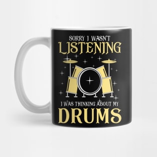 Funny Drummer Birthday Gift Mug